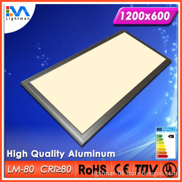 Edge lit office lighting 72w 1200x600 led panel light 1195x595mm